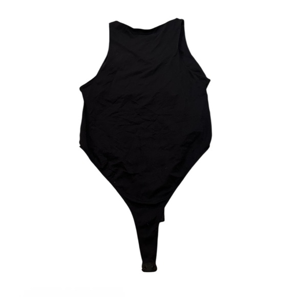 ZARA Polyamide Halter Bodysuit Black Medium - Picture 4 of 10